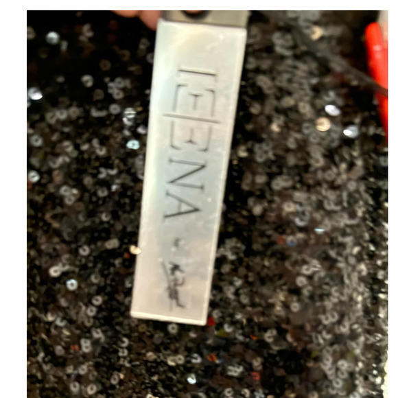 IEENA for MAC DUGGAL 26449 NWT $358 Puffed Sleeve Sequin Mini Size 4 - Picture 6 of 9